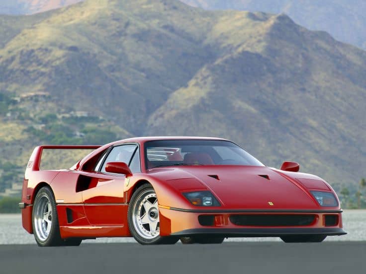 80s sports cars ferrari f40