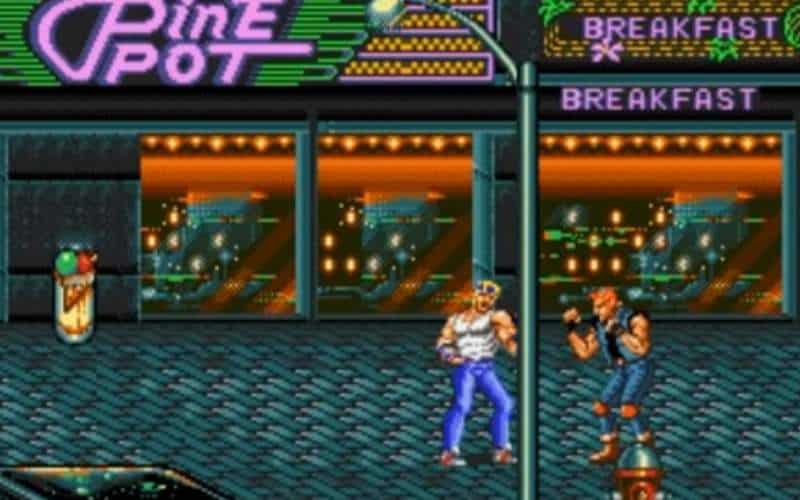 streets of rage sega megadrive pine pot 1991