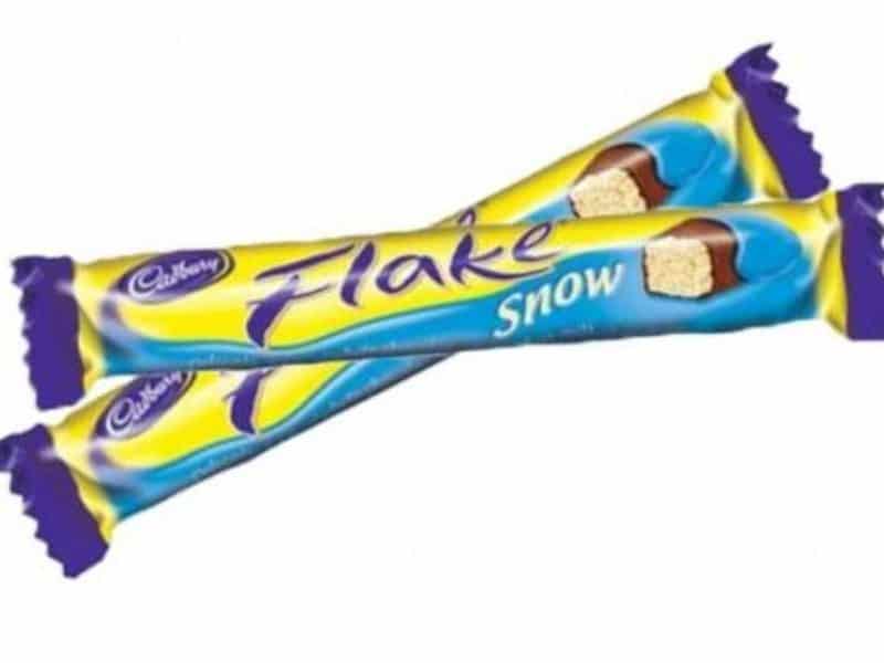 cadbury's snowflake chocolate