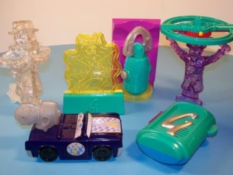 classic happy meal toys inspector gadget body parts