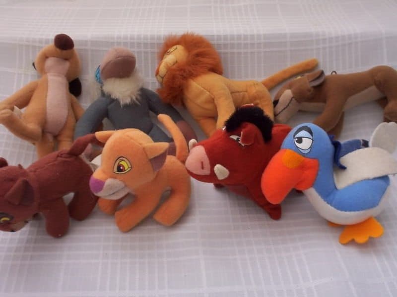 classic happy meal toys lion king stuffed toys