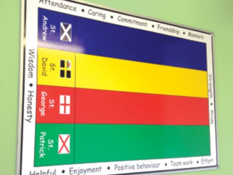 secondary school memories house points