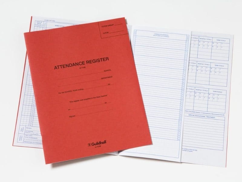 secondary school memories school register