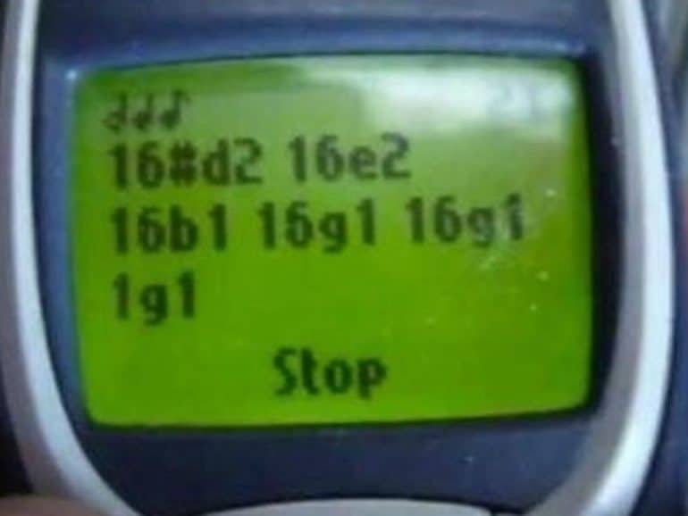 noughties Schoolkid memories nolkia ringtone