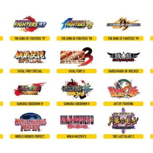 neo geo arcade stick pro games lineup