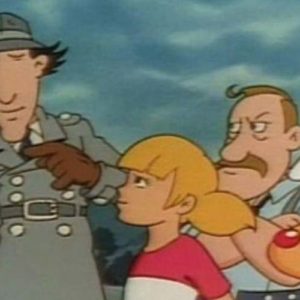inspector gadget with the chief and penny