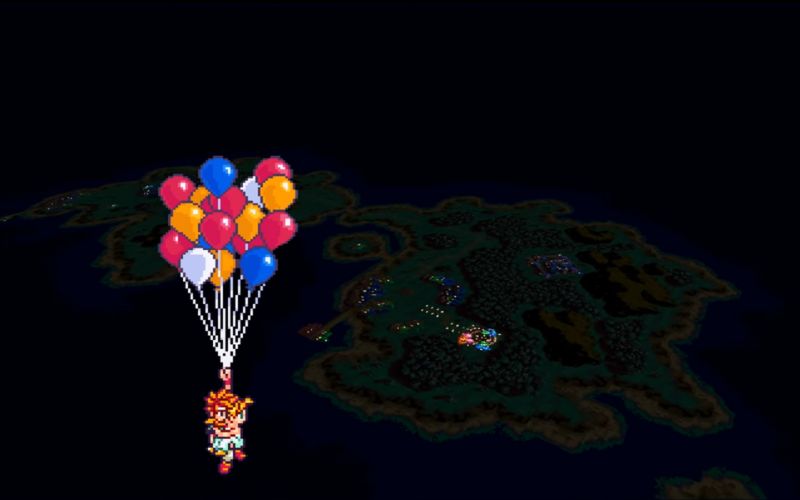 chrono trigger snes mode 7 ending